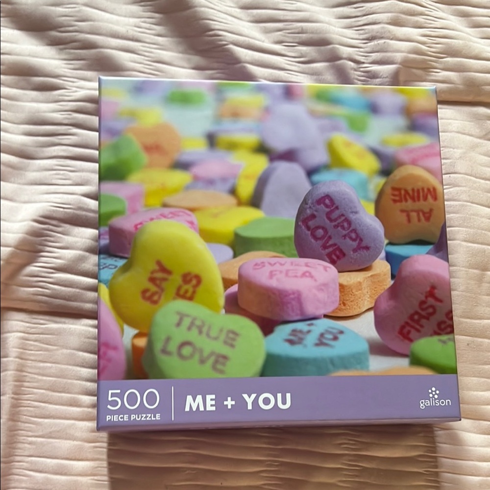 Galison Me + You 500 Piece Puzzle